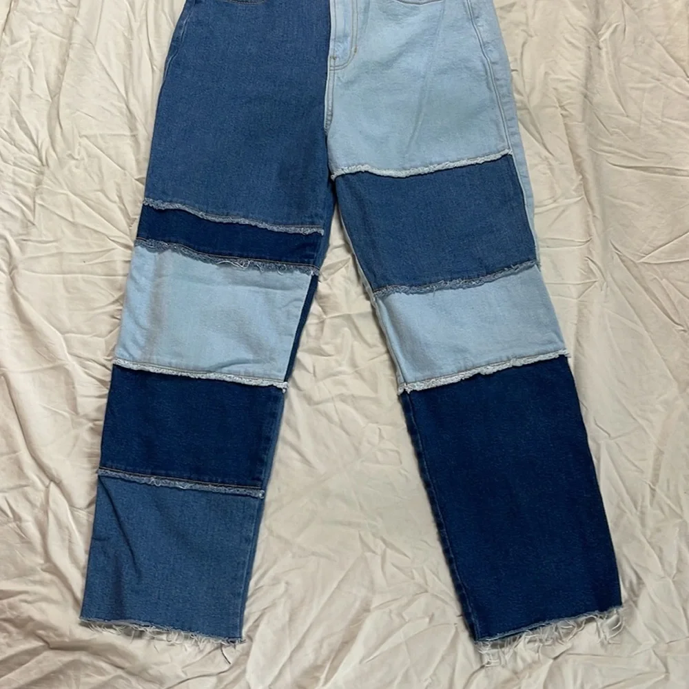 Patchwork Hollister denim jeans 🩵 - Picture 3 of 9